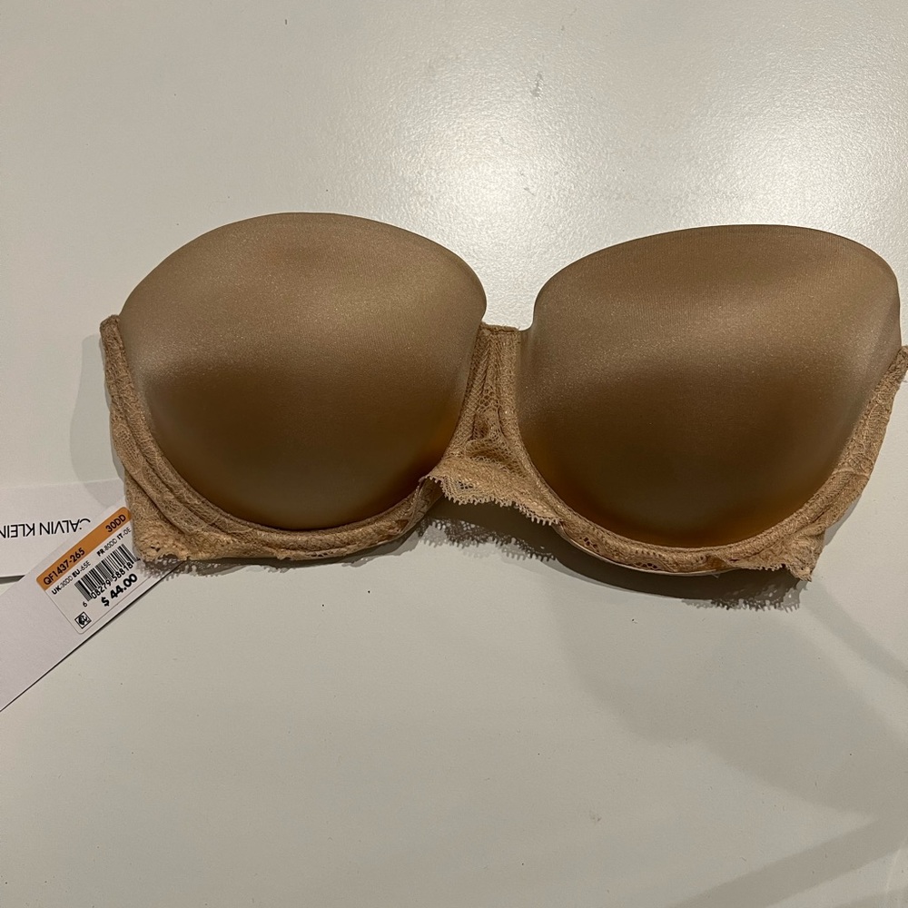 Calvin Klein Seductive Comfort Lift Strapless Bra - Nude - Picture 5 of 6